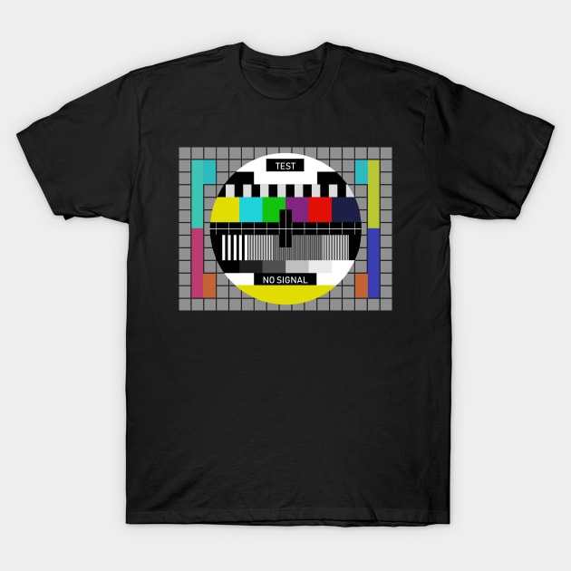 Nostalgia TV Test Signal Tshirt T-Shirt by LovableDuck